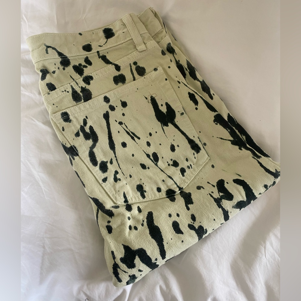Rag & Bone Skinny Jeans - Black and Cream